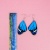 Серьги "Butterfly Wings" синие