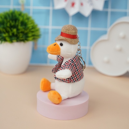 Мягкий брелок "Утка" 15 см