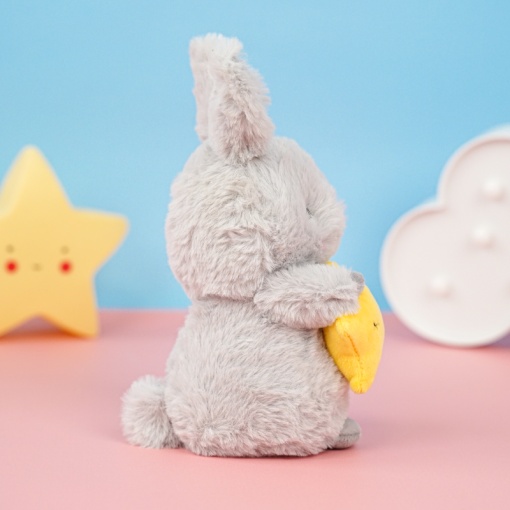 Мягкая игрушка "Кролик" серый, 22 см