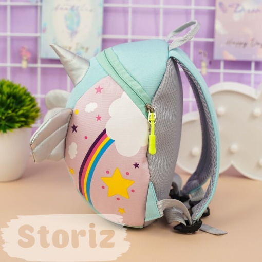 Рюкзак детский "Winged unicorn" голубой