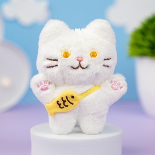 Мягкий брелок "Котик" 12 см