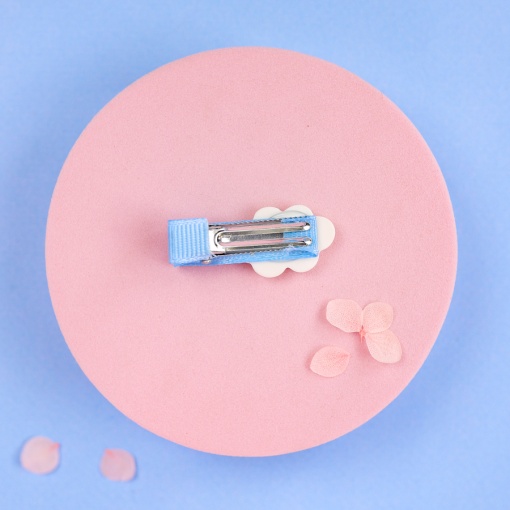 Заколка для волос "Облако" белый