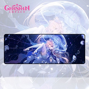 Коврик для мыши "Genshin Impact" Кокоми, 80x30 см