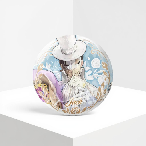 Набор значков "Identity V" белый, 75мм, в ассортименте, 5шт