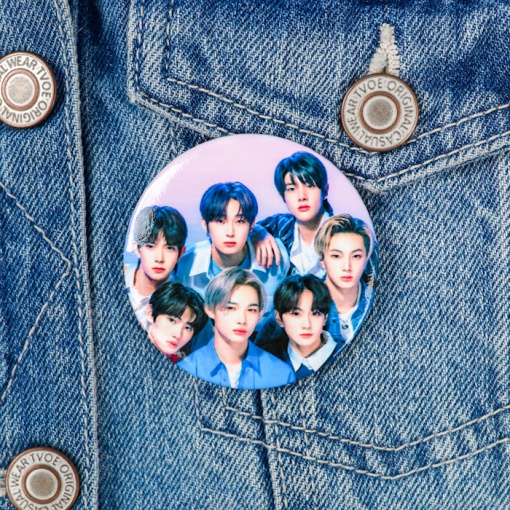 Значок круглый "K-pop" ENHYPEN №1, 56мм