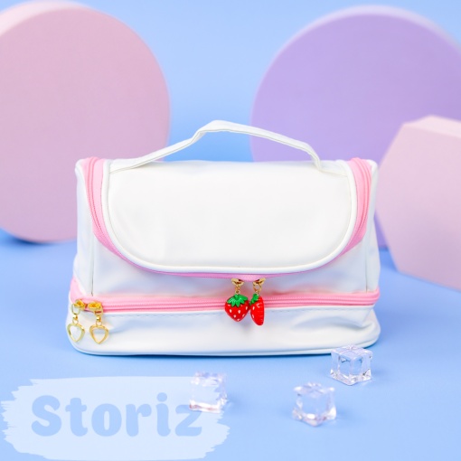 Косметичка "Strawberry", розовый