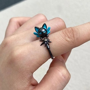 Кольцо "Cardcaptor Sakura" Spinel Sun, котик