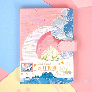 Блокнот "Cloud and Moon Invite" 12,8х18см