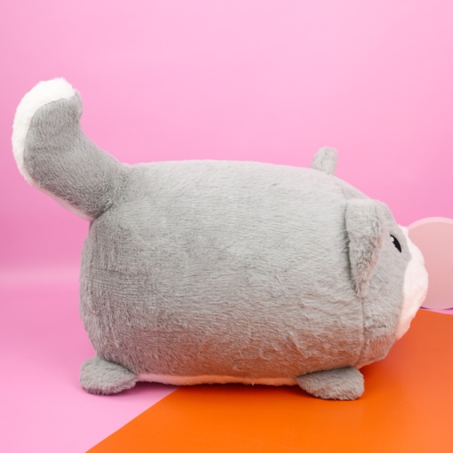 Мягкая игрушка "Хаски" серый, 70см