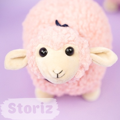 Мягкая игрушка "Sheep" розовый, 20см