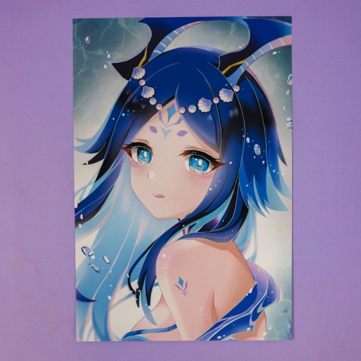 Набор постеров "Genshin Impact" 8 шт, 42х29см (№ 07) оптом