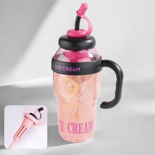 Бутылочка "Ice cream" черный, 1300мл оптом