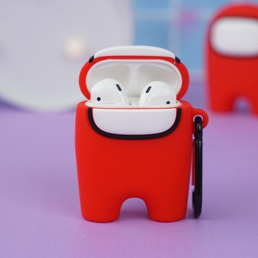 Чехол для AirPods Pro 3 "Among Us" красный