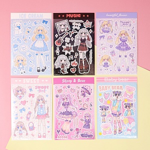 Набор наклеек "Style Girl" №1, в ассортименте 1 шт.