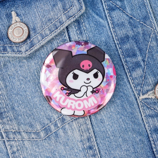 Набор круглых значков "Куро" 58 мм, 4шт