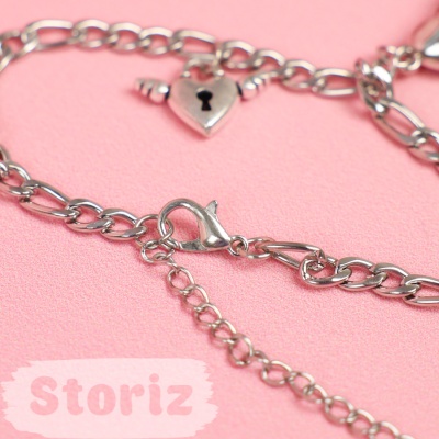 Браслет парный "Key to the heart", B