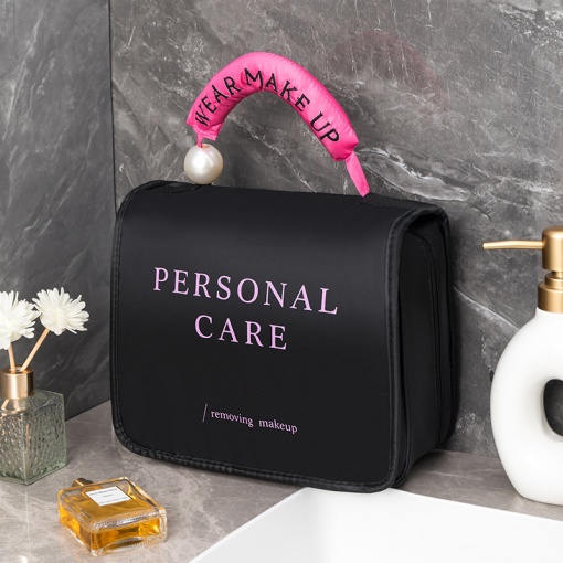 Косметичка "Personal care" черно-розовый