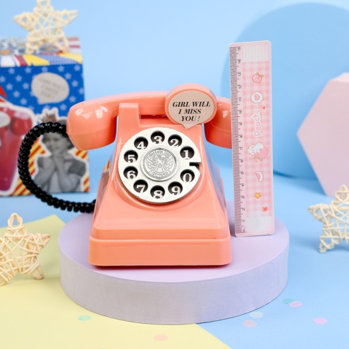 Копилка "Telephone", розовый оптом