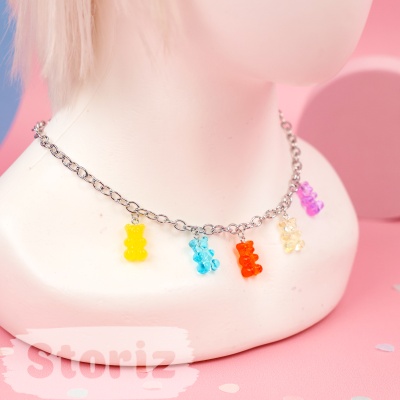 Подвеска на цепочке "Marmalade bears" XH0541
