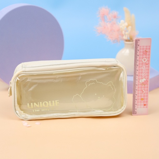 Пенал "Bear Unique" белый 