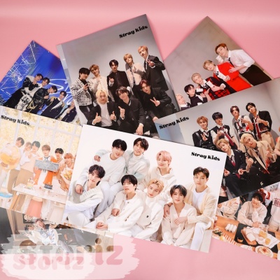 Набор постеров в ассортименте "Stray Kids" 8 шт, 42х29см (№1) оптом