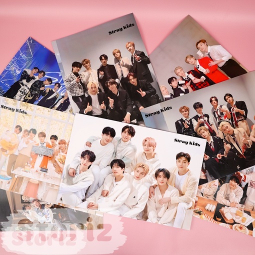 Набор постеров в ассортименте "Stray Kids" 8 шт, 42х29см (№1) оптом