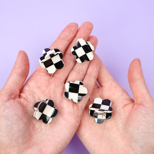 Заколка для волос "Black&White" №25