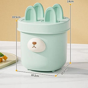 Мороженица "Мордочка" зайка, бирюзовый оптом