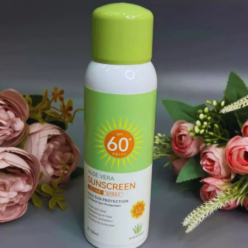 Солнцезащитный спрей "Bioaqua" с алоэ вера восстанавливающий, 150 мл 