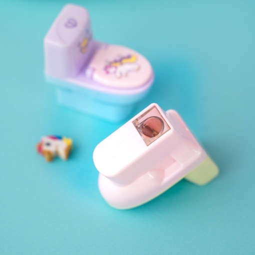 Точилка с ластиком "Единорожек", в ассортименте 1 шт.