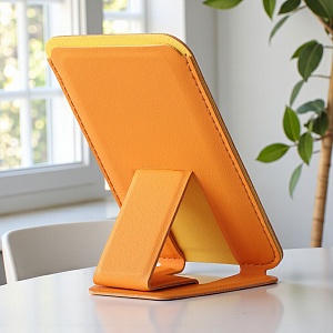 Подставка для телефона "Smart Grip" чехол для карты, желтый