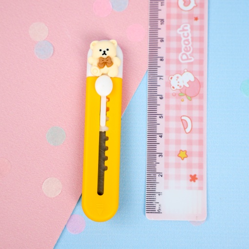 Канцелярский нож "Fruit" мишка