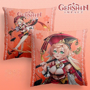 Подушка декоративная "Genshin Impact" Янь Фэй, 40x40см (1 серия)