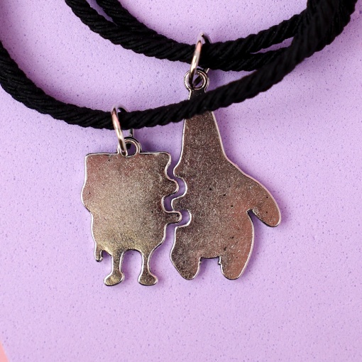 Браслет парный "Best friends", губка и звезда