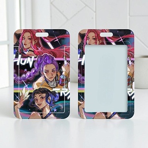 Чехол для карты K-pop "Demon hunters" Rumi, Zoey, Mira