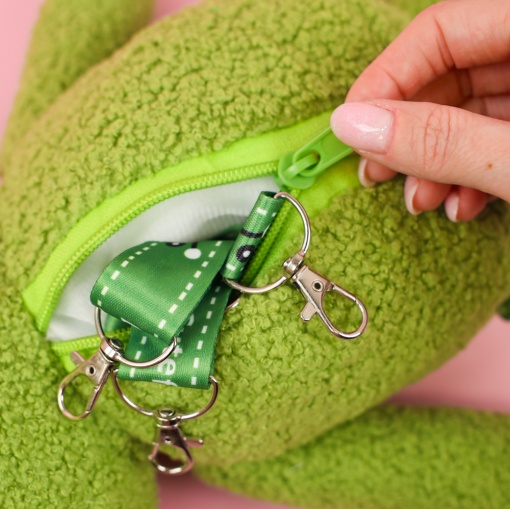 Рюкзак плюшевый "Лягушка"  