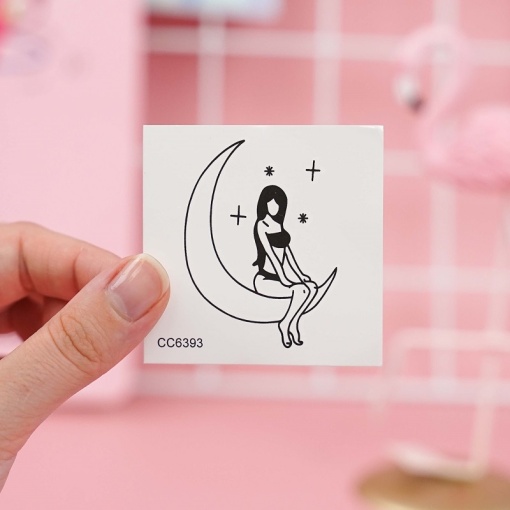 Временная татуировка "Bad girl" CC6393, 60x60мм