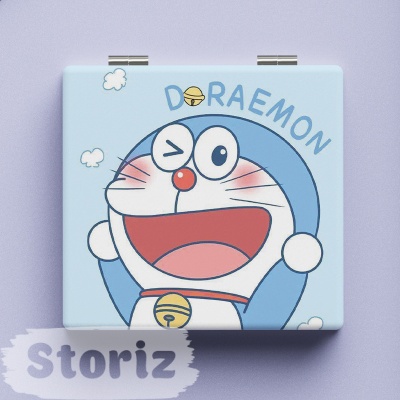 Зеркальце карманное "Doraemon" 7х7 см
