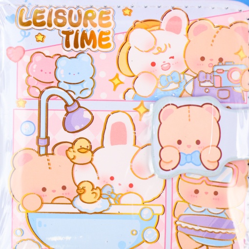 Мини-блокнот "Зайчик и Мишка" 8х8 см, в ассортименте 1шт. 