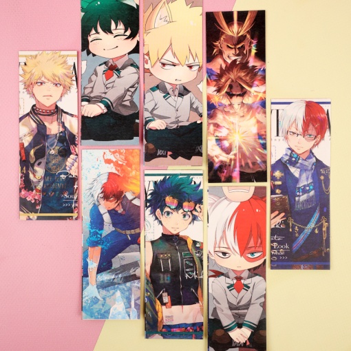 Набор закладок "Моя Геройская Академия №1" 10шт