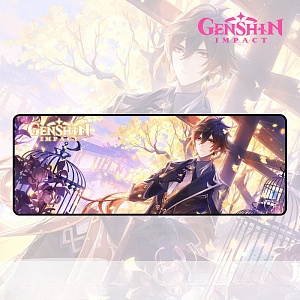 Коврик для мыши "Genshin Impact" Чжун Ли, 80x30 см