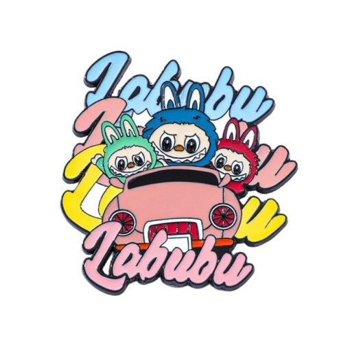 Значок-брошь "Labubu" на машине XZ2322-2