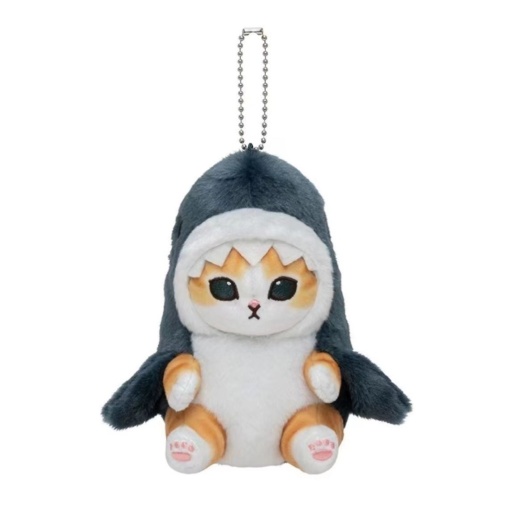 Мягкий брелок "Кото-акула" 20 см