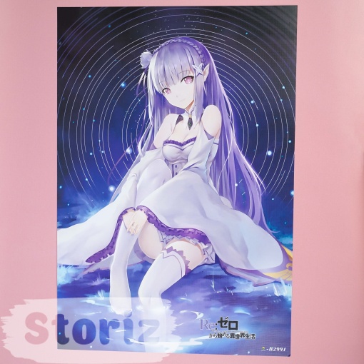 Набор постеров "Re: Zero" 8 шт, 42х29см оптом