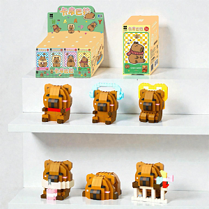 Конструктор "Capy Bara" в ассортименте 1шт (396-529 деталей)