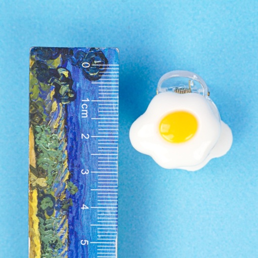 Заколка для волос "Яичница" A