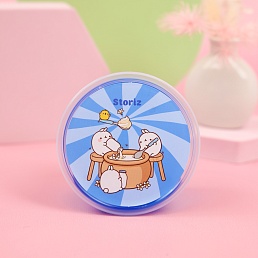 Слайм "Sprinkles" синий, с дек. наполнителем зайки, 180 гр. STORIZ