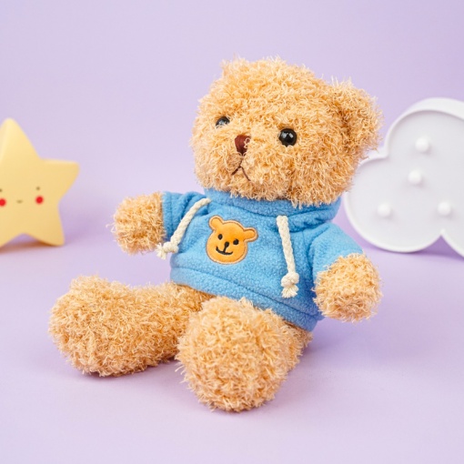 Мягкая игрушка "Милый медвежонок" голубой, 30см