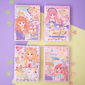 Блокнот "Cute Girl" №3668, 185x130 мм