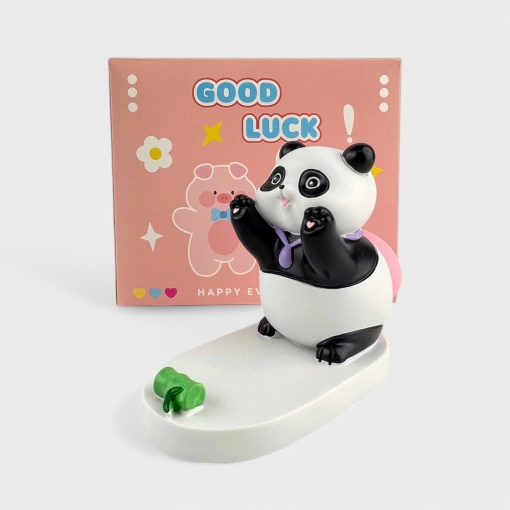 Подставка для телефона "Cute animals" Панда, с антистрессом